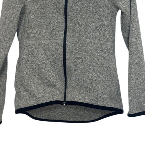 Nike Full Zip Fleece Jacket Womens XS Heather Gray Warm Lined - Picture 5 of 9
